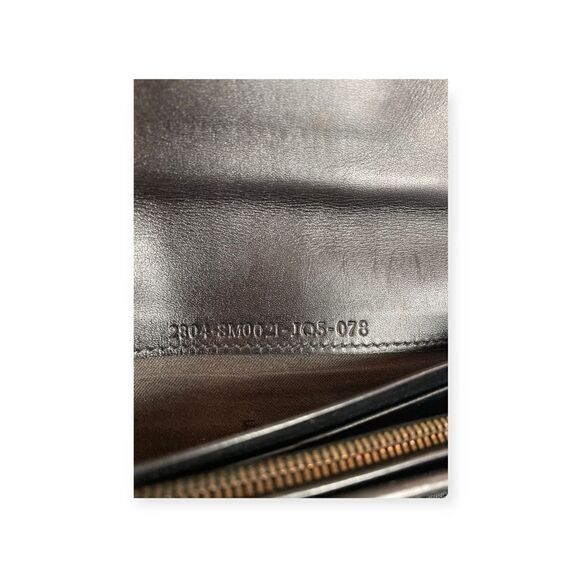 Authentic Black FF Canvas Fendi Baguette Long Wallet - Picture 7 of 7